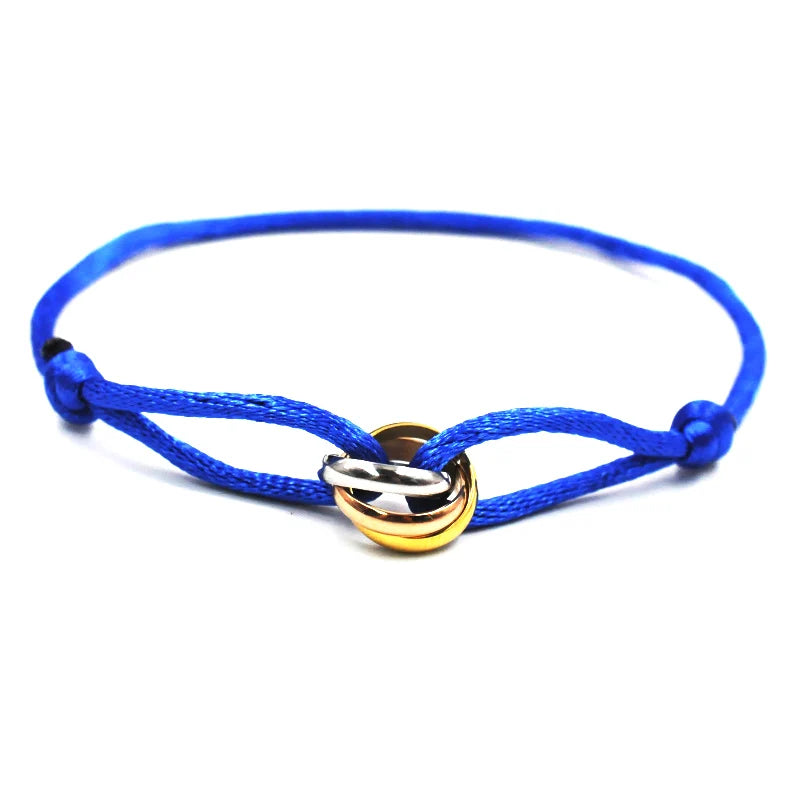 Knot, Rope, & Metal Bracelet