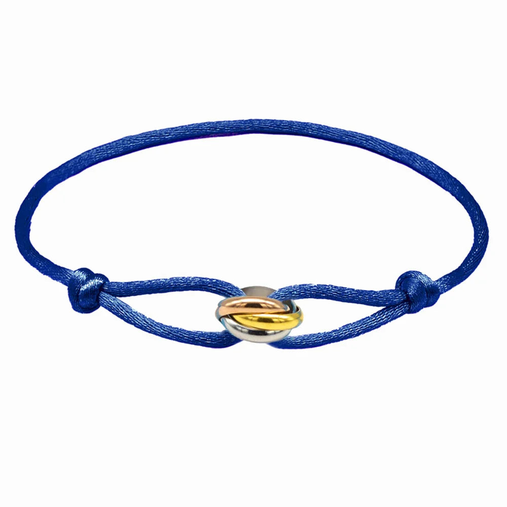 Knot, Rope, & Metal Bracelet