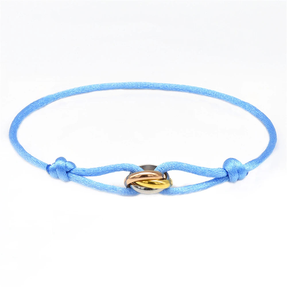 Knot, Rope, & Metal Bracelet