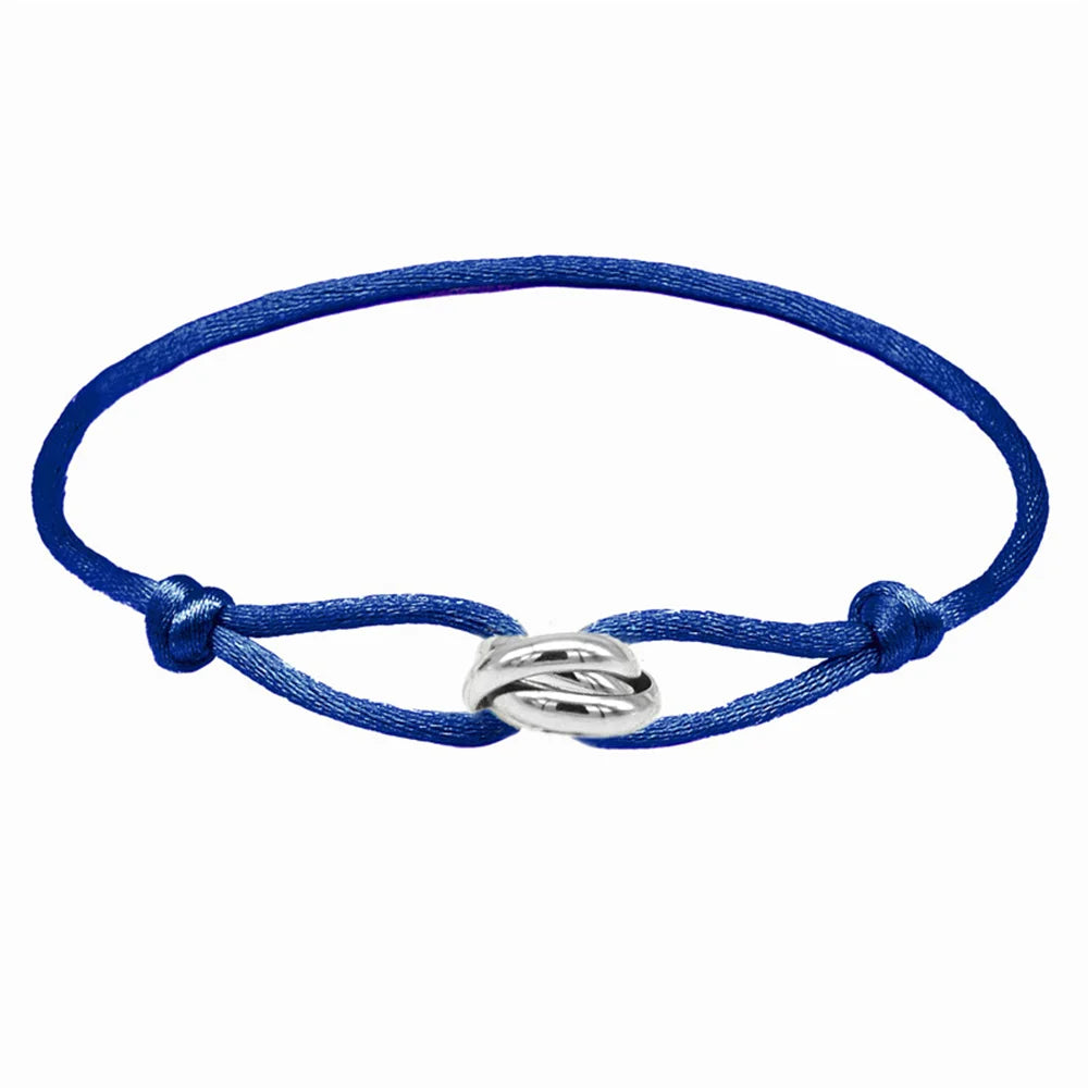Knot, Rope, & Metal Bracelet