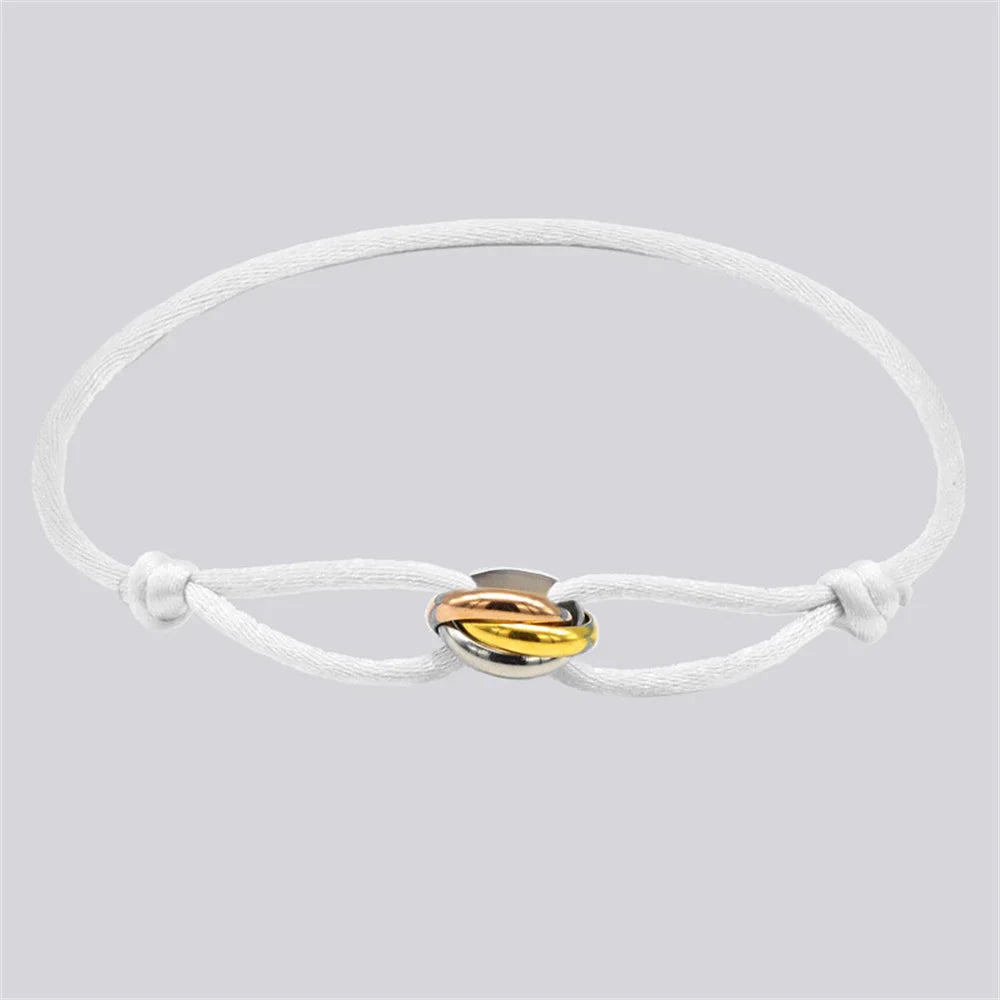 Knot, Rope, & Metal Bracelet