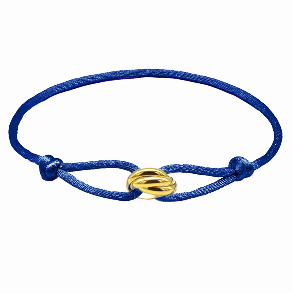 Knot, Rope, & Metal Bracelet